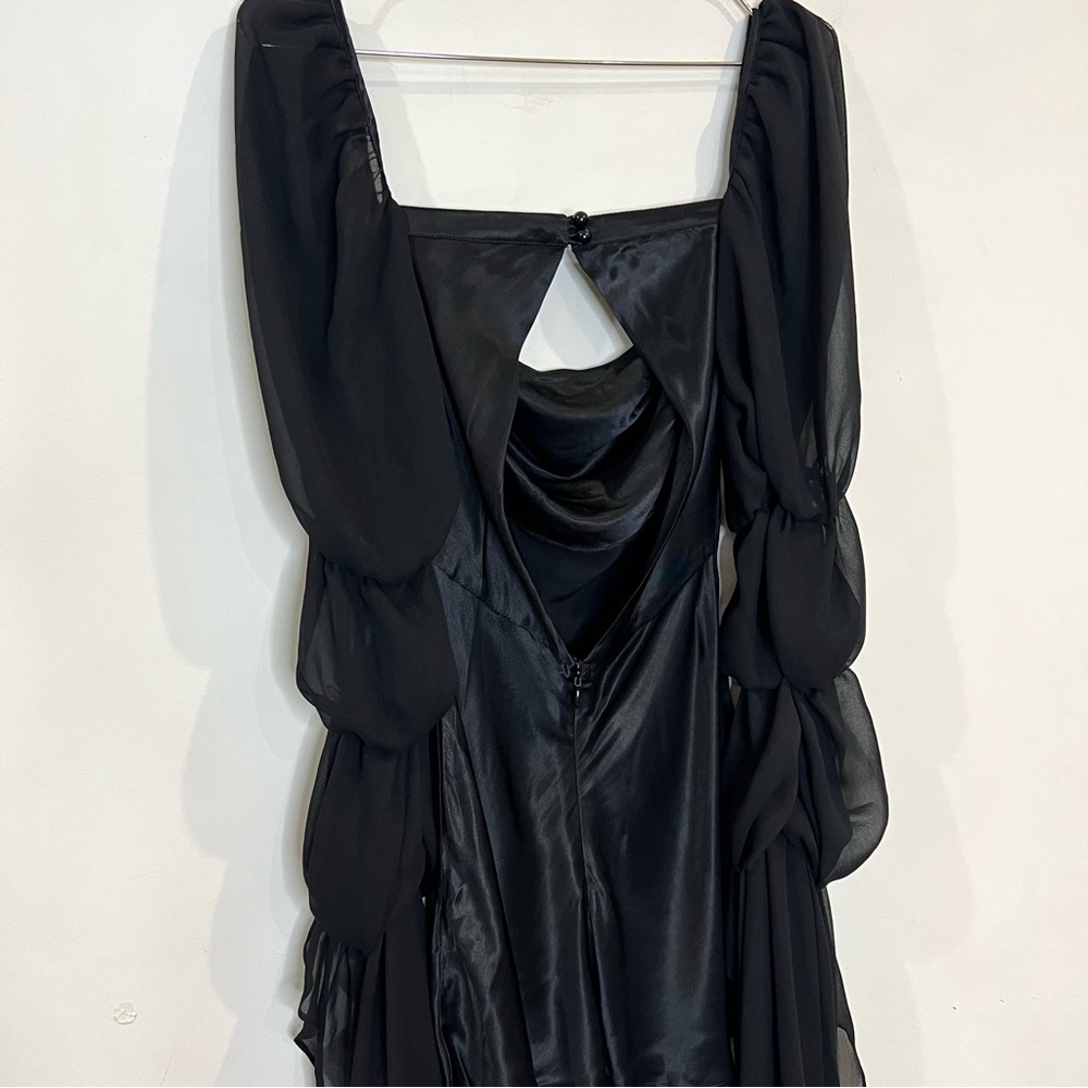 SOLD For Love and Lemons black willow mini dress size XXS - Picture 10 of 12